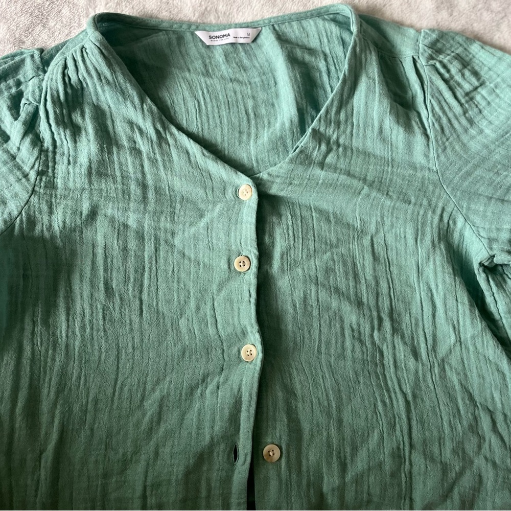Sonoma Brand Puff Sleeve Blouse